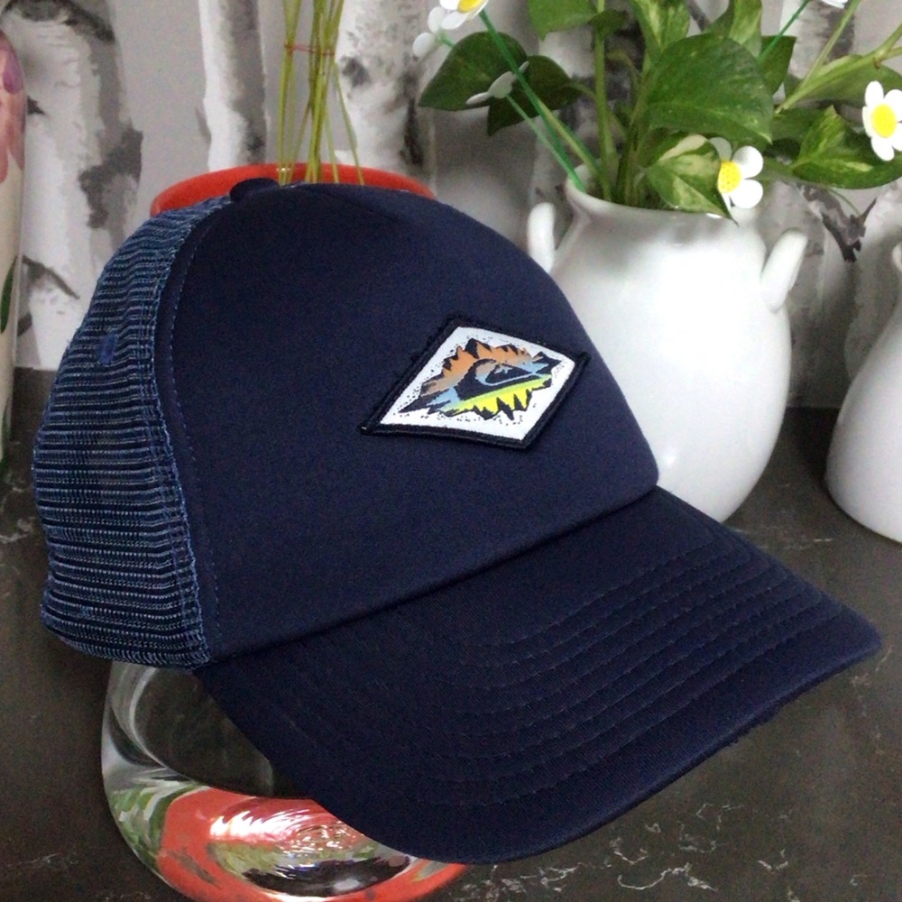 Quiksilver Dark Blue Cap with Logo Patch